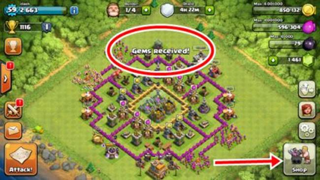 Free Gems Clash of Clans Android