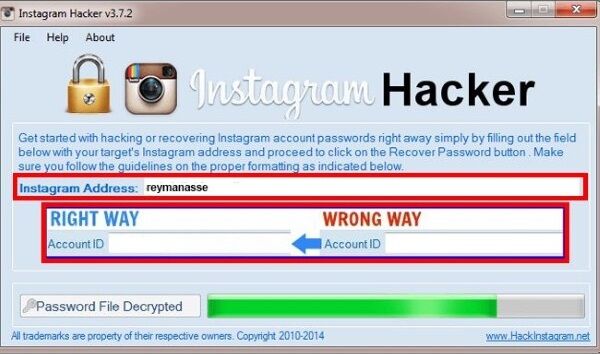 Activation Code Instagram Hacker V3.7.2 Free. Instagram Hacker