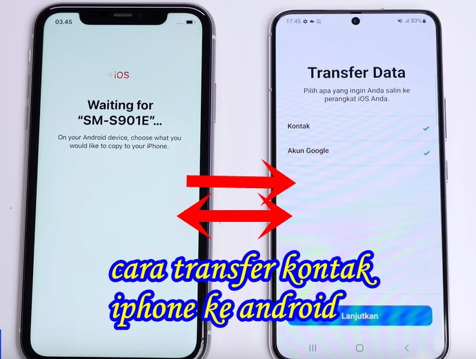 Cara Transfer Kontak Iphone Ke Android. Cara Transfer Kontak IPhone ke Android