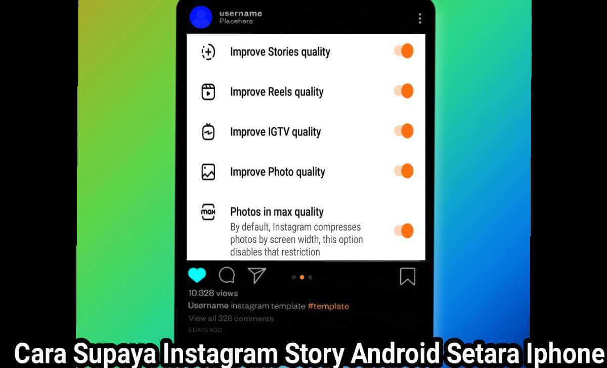 Cara Membuat Ig Seperti Iphone. Cara Supaya Instagram Story Android Seperti Iphone