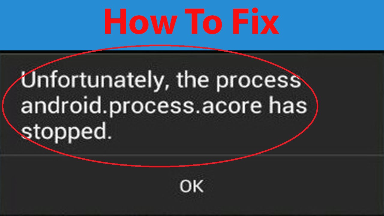 The Process Android.process.acore Has Stopped. Cara Mengatasi Process Acore Telah Berhenti di Android