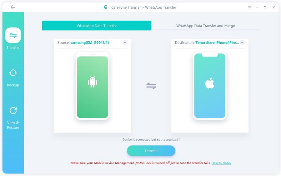 Cara Backup Wa Iphone Ke Android. Android/iPhone Transfer, Backup & Pemulihan WhatsApp