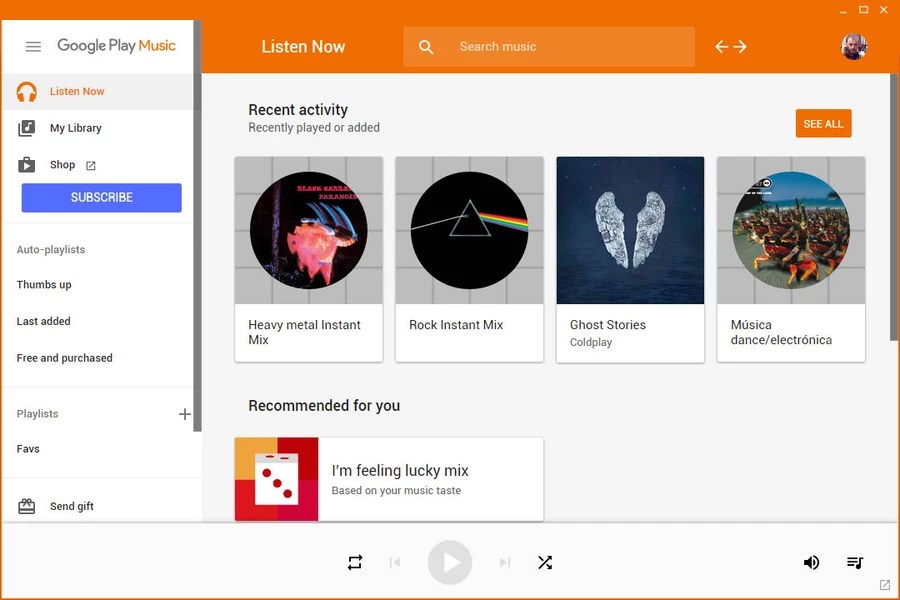 Download Google Play Musik. Google Play Music Desktop untuk Windows