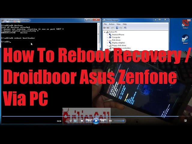 Asus Z007 Tidak Bisa Masuk Droidboot. Cara Masuk Recovery / Droidboot Asus Zenfone via PC