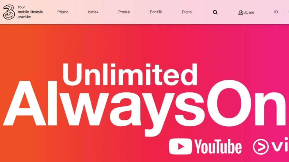 Unlimited Youtube Tri Tapi Kuota Berkurang. Tri Buka Suara Soal Aturan Main Paket Kuota Internet Unlimited