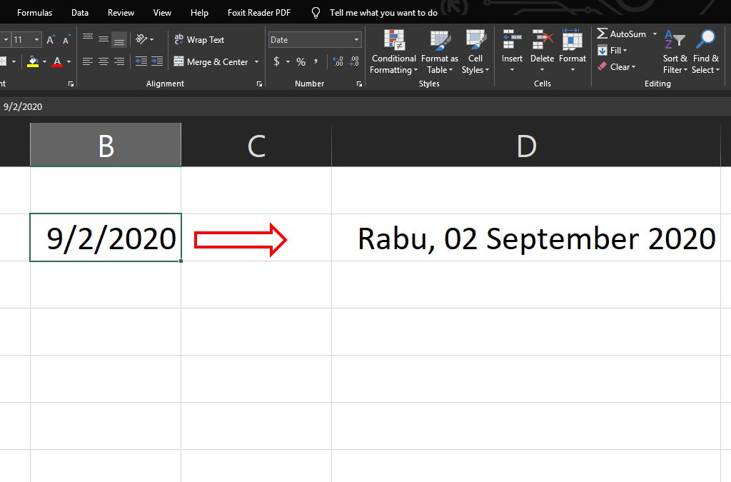 Cara Merubah Tanggal Di Excel. Cara Mengubah Format Hari dan Tanggal Berbahasa Ingris ke Bahasa Indonesia pada Microsoft Excel