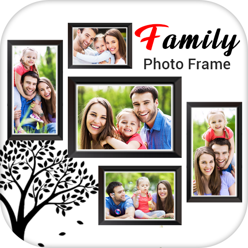 Bingkai Untuk Edit Foto. Family photo frame
