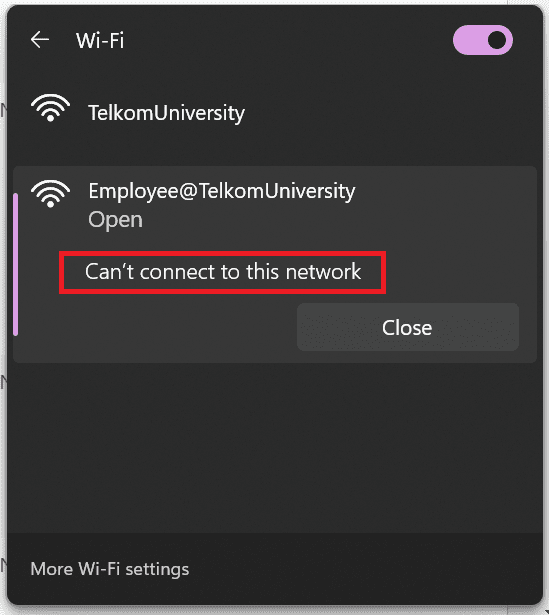 Cara Mengatasi Wifi Tidak Connect. Bagaimana Cara Mengatasi Can't Connect to This Network pada Laptop/Network?