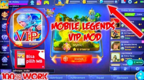 Mobile Legend Mod Apk Unlimited Diamond & Battle Point Anti Banned Terbaru. Download ML Mod APK Unlimited Diamond, Skin Hero Update Terbaru 2023