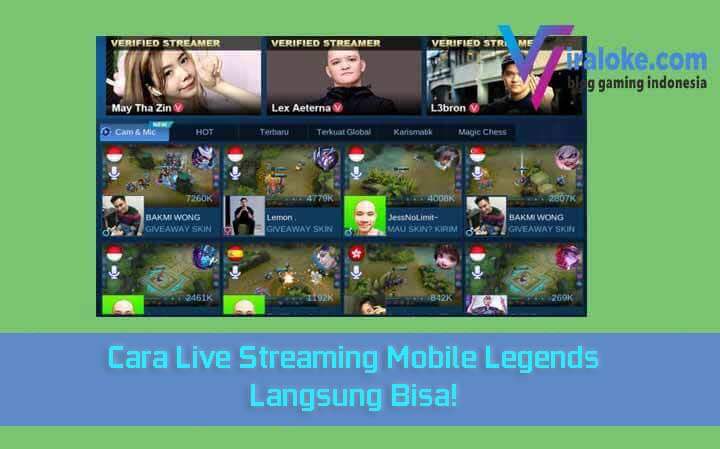 Judul Live Streaming Mobile Legend. Cara Live Streaming Mobile Legends Langsung Bisa!
