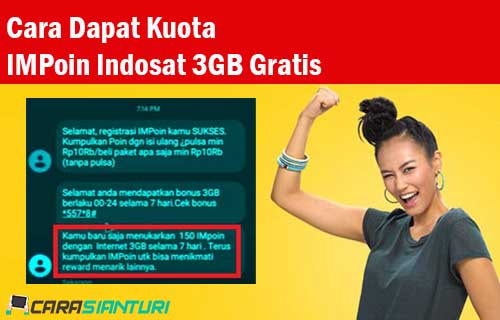 Cara Mendapatkan Impoin Indosat Gratis 2021. Cara Dapat Kuota imPoin Indosat 3GB Gratis 2023